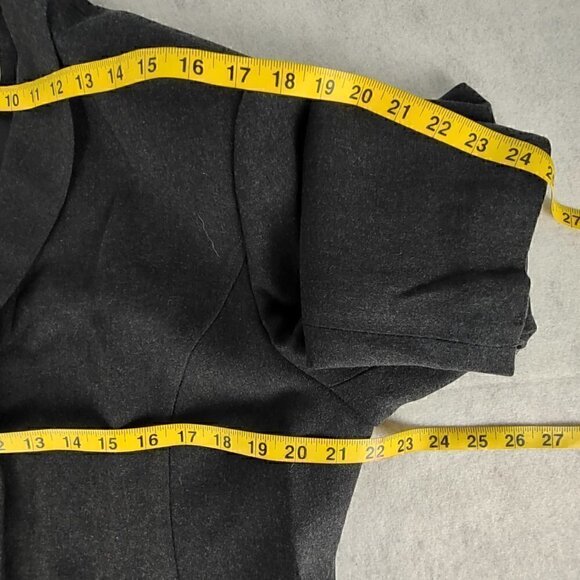 Kasper ASL Women's Charcoal Leading to Black Three Button Blazer Size 18 - Picture 8 of 12